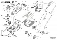 Bosch 3 600 H85 B04 Rotak 32 Lawnmower 230 V / Eu Spare Parts